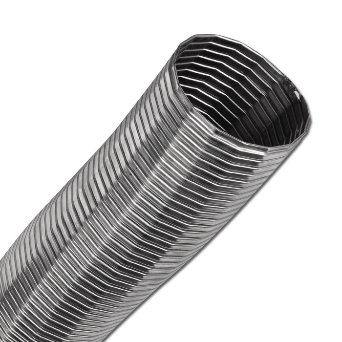 Tuyau flexible en acier inoxydable pour raccord d'échappement diamètre 51,5  <=> 51,5 mm - UO20222 