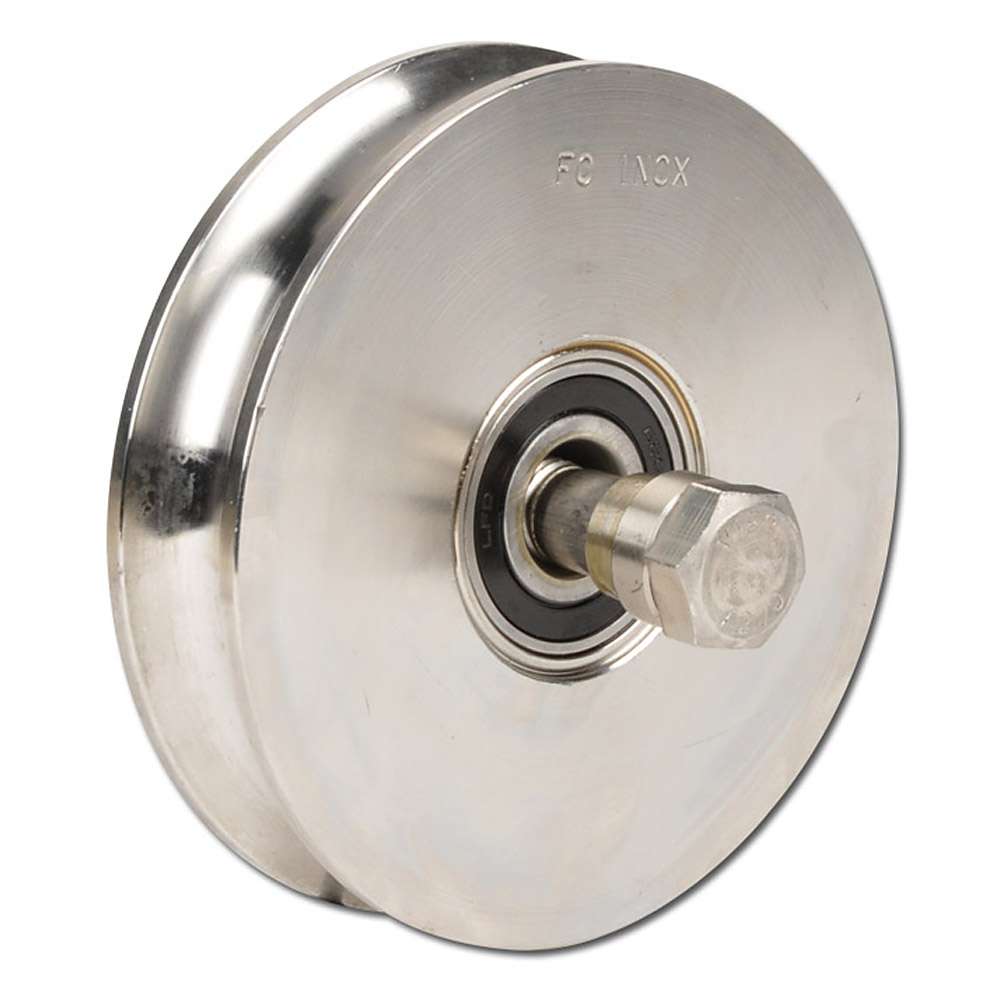 Poulie à Roulement Mobile En U De 50 Mm – Pour Guidage Câble Et Support De Rouleau