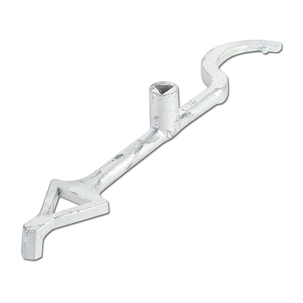 Clé à Borne D'incendie Réglable DIYEAH - Acier Moulé, 33 Cm, Pour Bouches D'incendie Extérieures